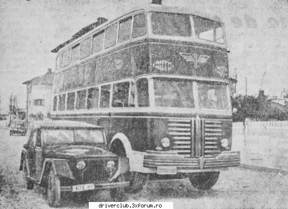 alte marci romanesti autobuzul etaj este primul model acest fel construit noi tara. acestuia fost