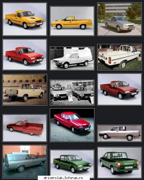 dacia-uap 1966-2013 dacia pick-up fost singurul model din seria 1300 care s-a mai produs uzina dacia