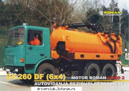 roman roman 24.260 (autosasiu pentru vidanja reziduri echipat motor roman 1035 dti (diesel,